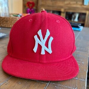 Red NY Yankees Hat